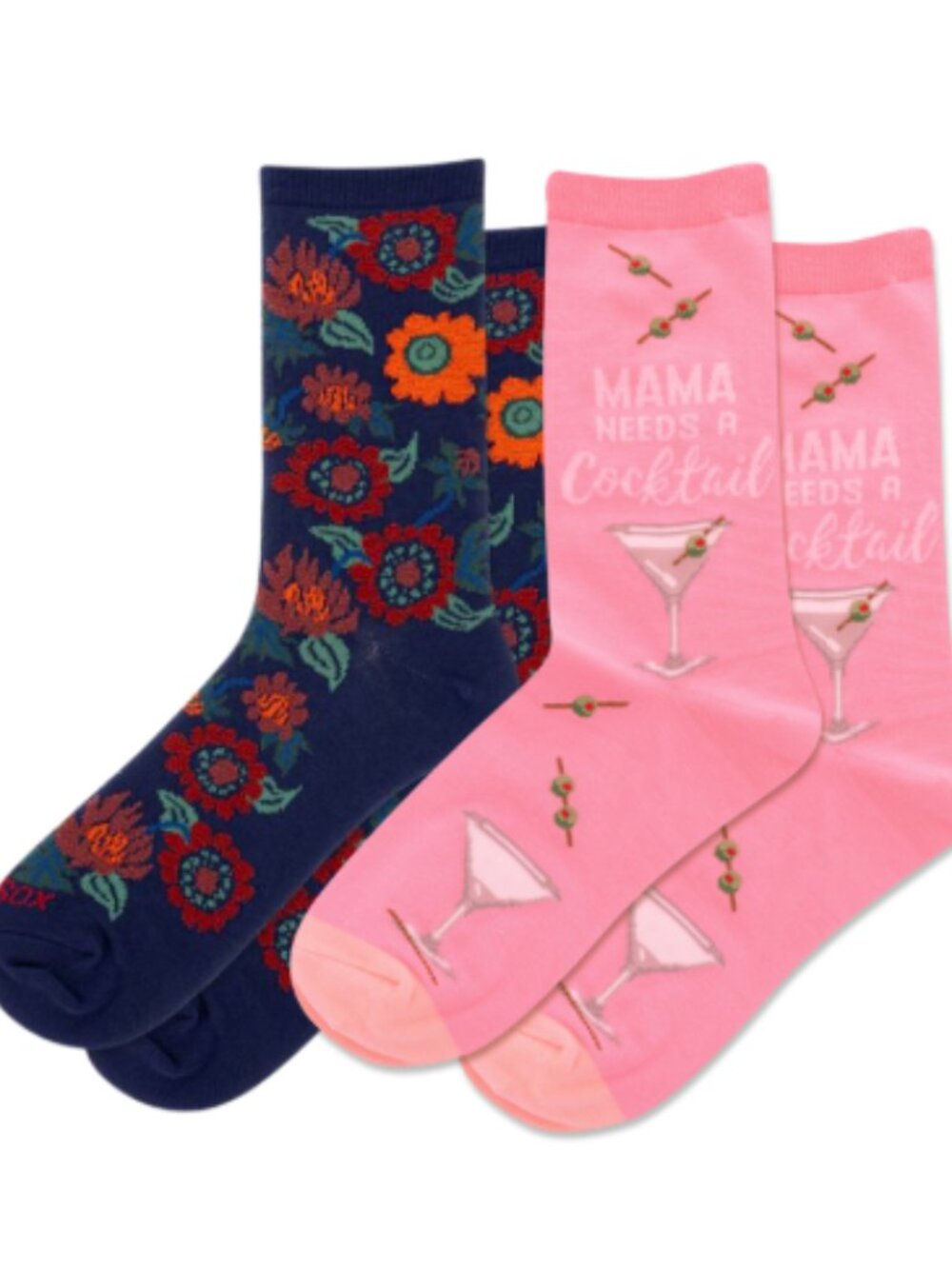 Women's HOTSOX Crew Sock Bundle | Colourful Patterns | Mix & Match | NWT